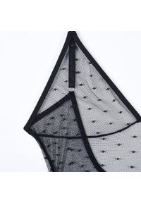 Intica - Komplet z transparentnym body na wieczorne wyjścia Treacy. Kolor: czarny. Materiał: materiał #9