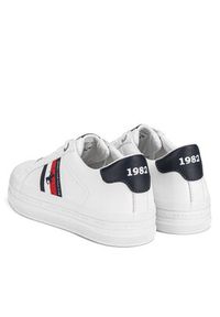 Beverly Hills Polo Club Sneakersy V12-721 Biały. Kolor: biały. Materiał: skóra #7