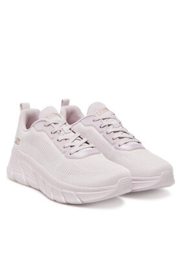 skechers - Skechers Sneakersy Bobs B Flex Hi-Flying Hi 117385/LIL Fioletowy. Kolor: fioletowy. Materiał: materiał