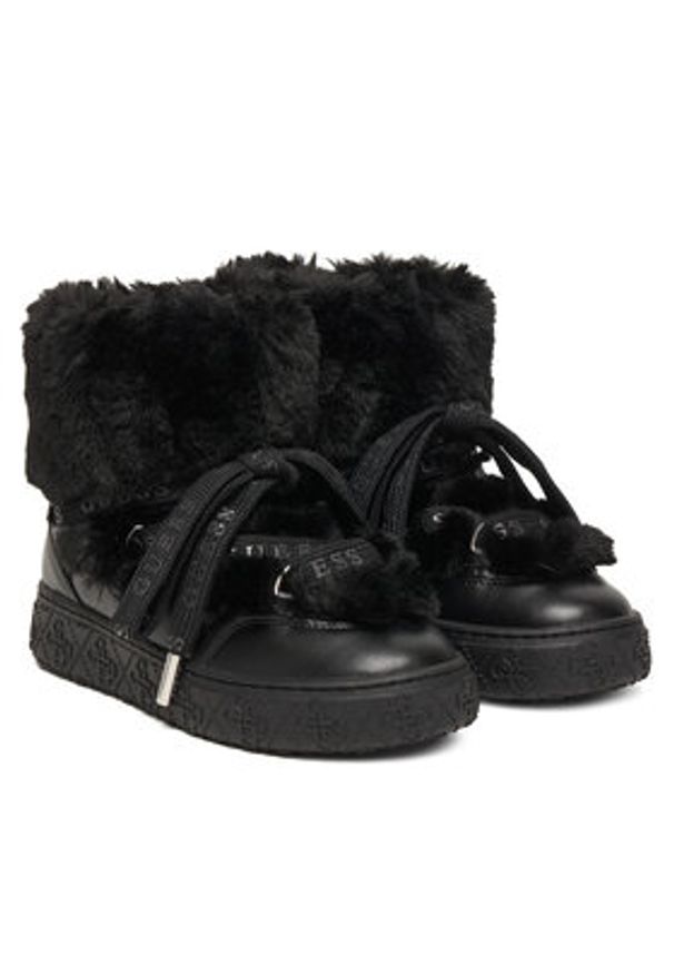 Guess Śniegowce FLFUEK FUR10 Czarny. Kolor: czarny. Materiał: materiał