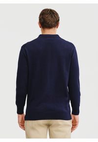 Pako Lorente - PAKO LORENTE – Męski sweter z kołnierzykiem polo. Okazja: na co dzień. Typ kołnierza: polo. Materiał: poliamid, wiskoza. Sezon: wiosna. Styl: casual #8