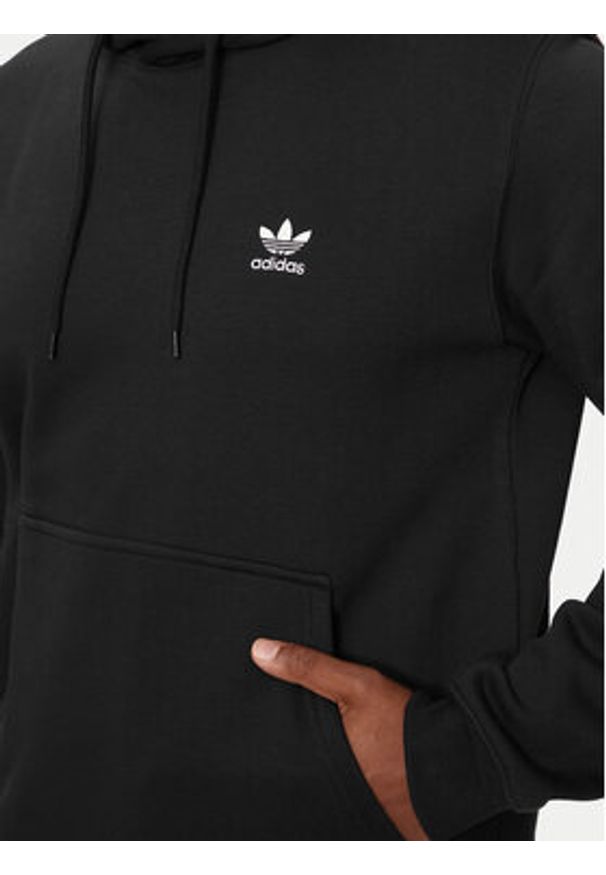 Adidas - adidas Bluza Trefoil Essentials IM4522 Czarny Regular Fit. Kolor: czarny. Materiał: bawełna, syntetyk