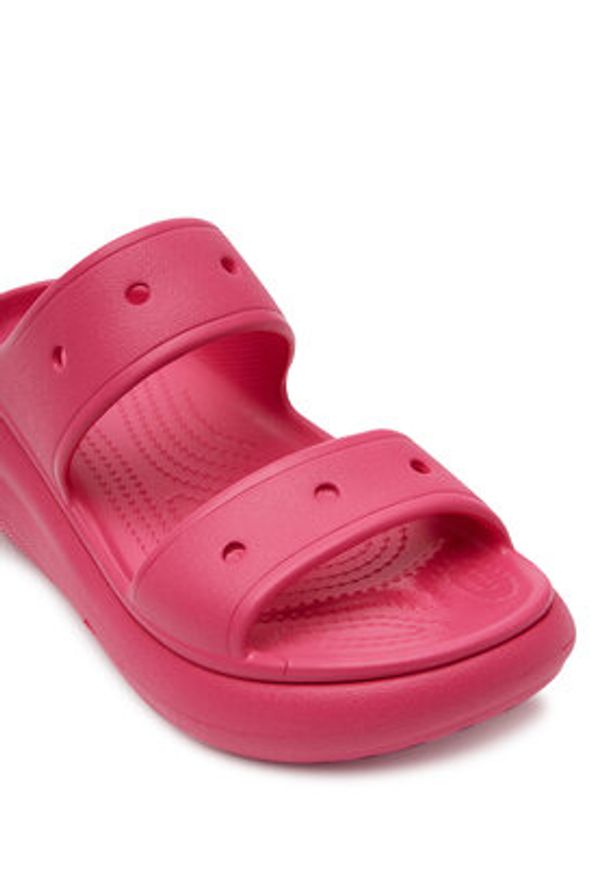 Crocs Klapki Classic Crush Sandal 207670 Różowy. Kolor: różowy