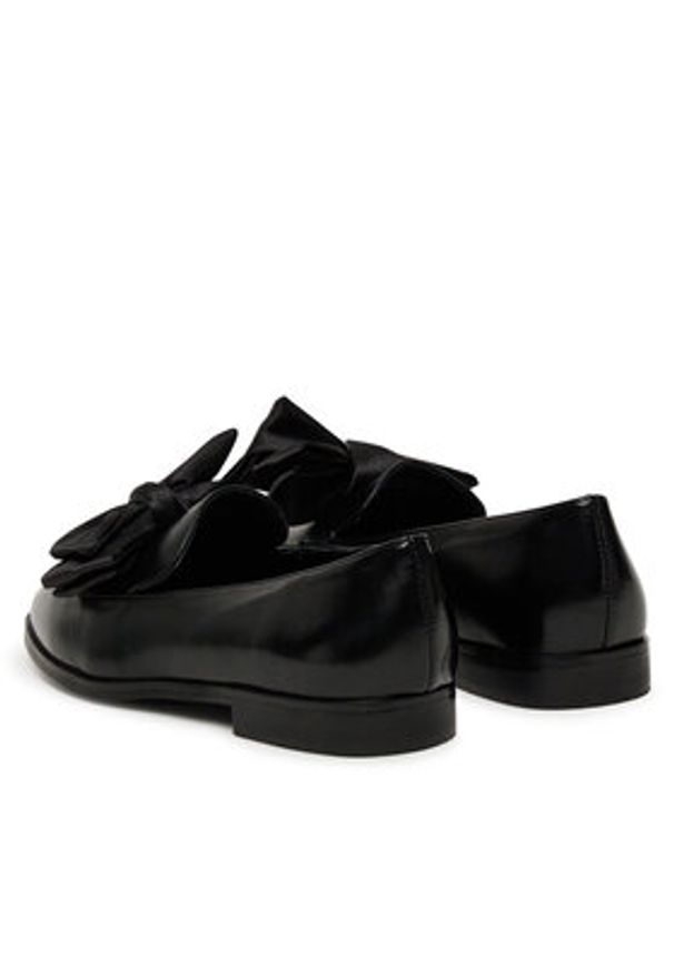 DeeZee Loafersy HY20232-2 Czarny. Kolor: czarny. Materiał: skóra