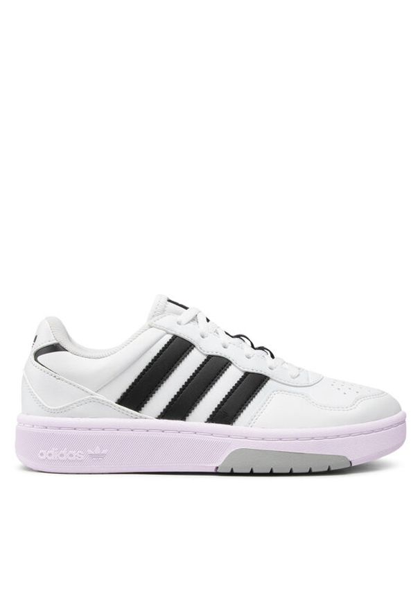 Adidas - adidas Sneakersy Courtic J GY3641 Biały. Kolor: biały. Materiał: skóra