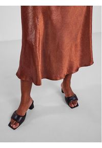 YAS Spódnica trapezowa Coco 26028644 Brązowy Regular Fit. Kolor: brązowy. Materiał: syntetyk #5
