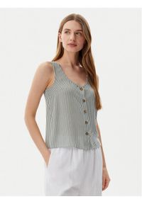 Vero Moda Top Bumpy 10325830 Zielony Standard Fit. Kolor: zielony. Materiał: wiskoza