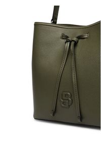BOSS Torebka Anett Drawstring 50567602 Zielony ciemny. Kolor: zielony. Materiał: skórzane #2