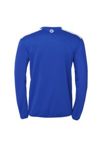 KEMPA - Bluza Kempa Emotion 27. Kolor: niebieski, wielokolorowy, biały. Wzór: napisy. Styl: elegancki
