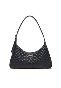 Guess Torebka HWEQG9 54117 Czarny. Kolor: czarny. Materiał: skórzane