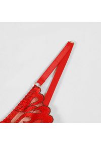 Intica - Komplet bielizny z łańcuszkiem i miękką tkaniną Asena. Kolor: czarny. Materiał: tkanina #2