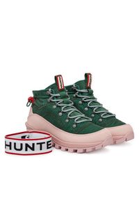 Hunter Trapery Womens Travel Explorer Boot WFS2336REN Zielony. Kolor: zielony. Materiał: materiał