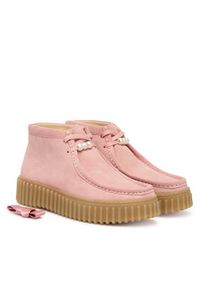Clarks Trzewiki Torhill Moss 26184636 Różowy. Kolor: różowy. Materiał: zamsz, skóra #5