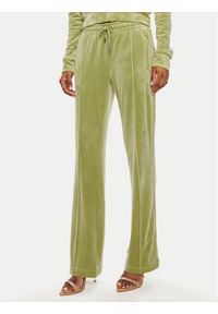 Juicy Couture Spodnie dresowe Tina JCAPW045 Zielony Regular Fit. Kolor: zielony. Materiał: syntetyk #1