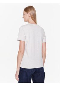 TOMMY HILFIGER - Tommy Hilfiger T-Shirt Applique WW0WW37184 Szary Regular Fit. Kolor: szary. Materiał: bawełna #4