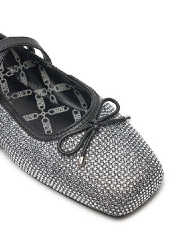 MICHAEL Michael Kors Baleriny 40F4CTFP3D Srebrny. Kolor: srebrny. Materiał: skóra