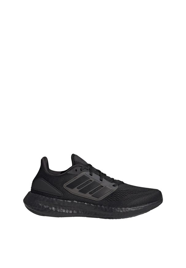Adidas - Buty do biegania adidas Pureboost 22. Kolor: czarny. Materiał: guma, materiał