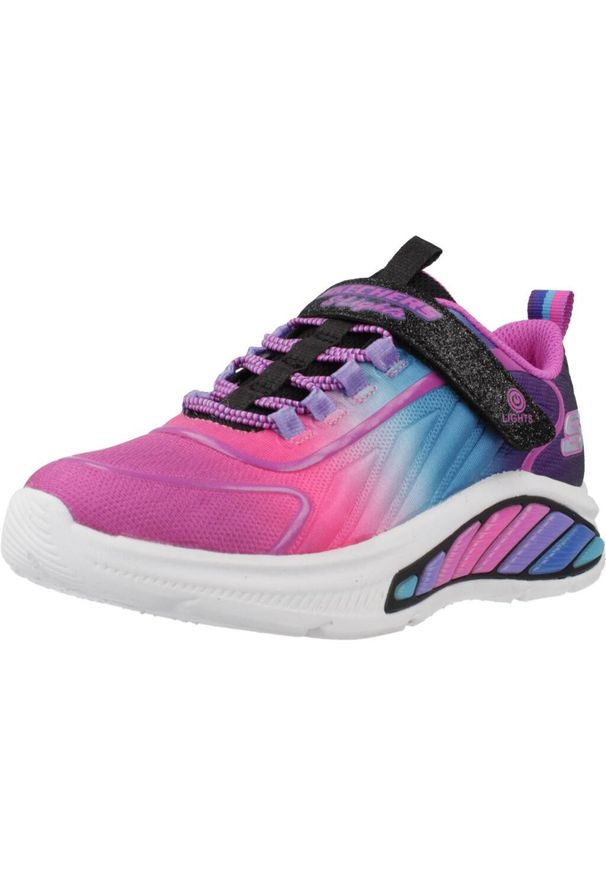 skechers - Buty sportowe Sneakersy dziewczęce, Rainbow Cruisers. Kolor: wielokolorowy. Materiał: tkanina