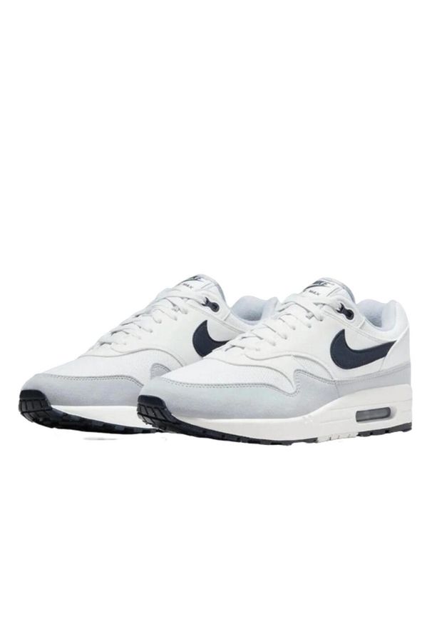 Nike - Buty do chodzenia dla dorosłych Air Max 1 Platinum Tint Dark Obsidian. Kolor: szary. Model: Nike Air Max. Sport: turystyka piesza
