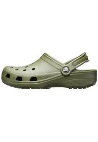 Crocs - Chodaki Classic U Army. Kolor: zielony. Materiał: syntetyk, materiał. Styl: sportowy
