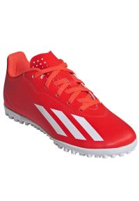 Adidas - Buty piłkarskie adidas X Crazyfast Club Tf IF0708 czerwone. Zapięcie: sznurówki. Kolor: czerwony. Materiał: syntetyk, guma. Sport: piłka nożna #5