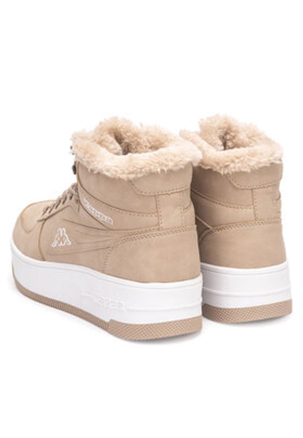 Kappa Sneakersy VSKA007 Beżowy. Kolor: beżowy. Materiał: skóra