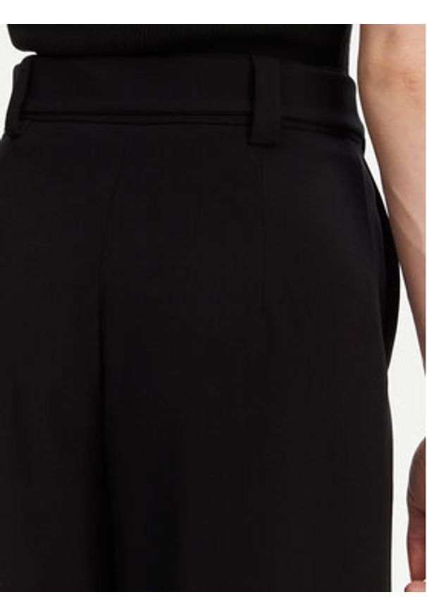 French Connection Spodnie palazzo 74QZH Czarny Regular Fit. Kolor: czarny. Materiał: syntetyk