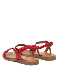 MEXX Sandały MX/026C-EST Czerwony. Kolor: czerwony. Materiał: skóra #7