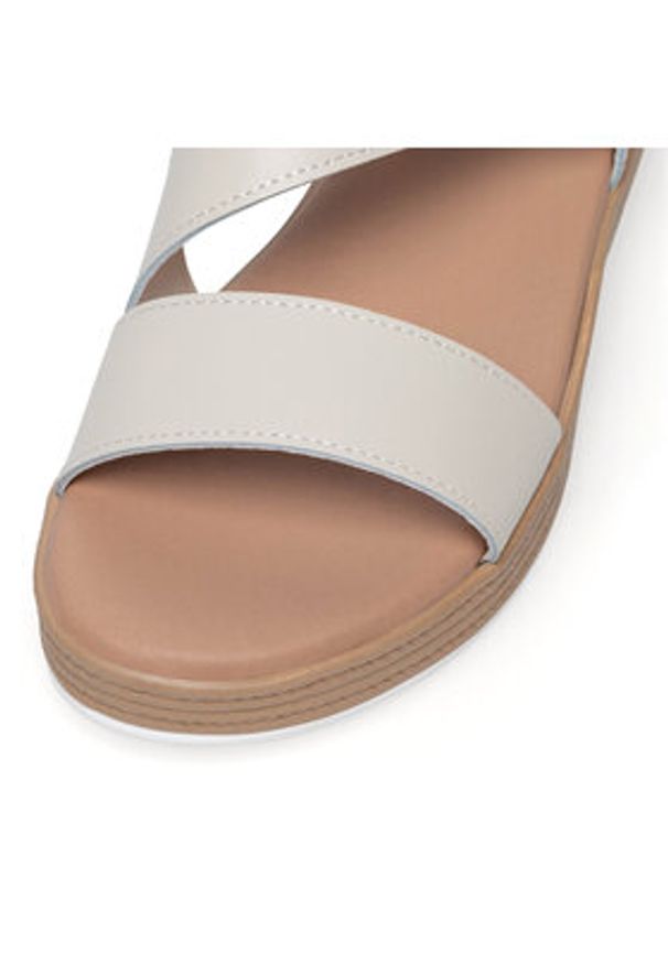 Lasocki Sandały WFA2719-3Z Beżowy. Kolor: beżowy. Materiał: skóra