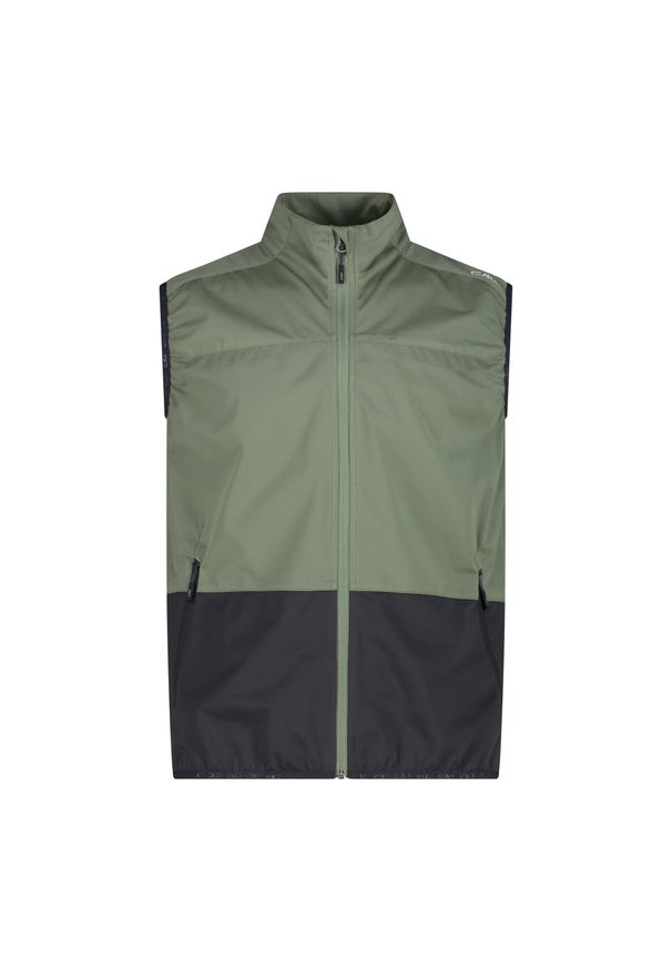 Bezrękawnik trekkingowy męski CMP. Kolor: czarny, wielokolorowy, zielony. Długość rękawa: bez rękawów. Sport: turystyka piesza