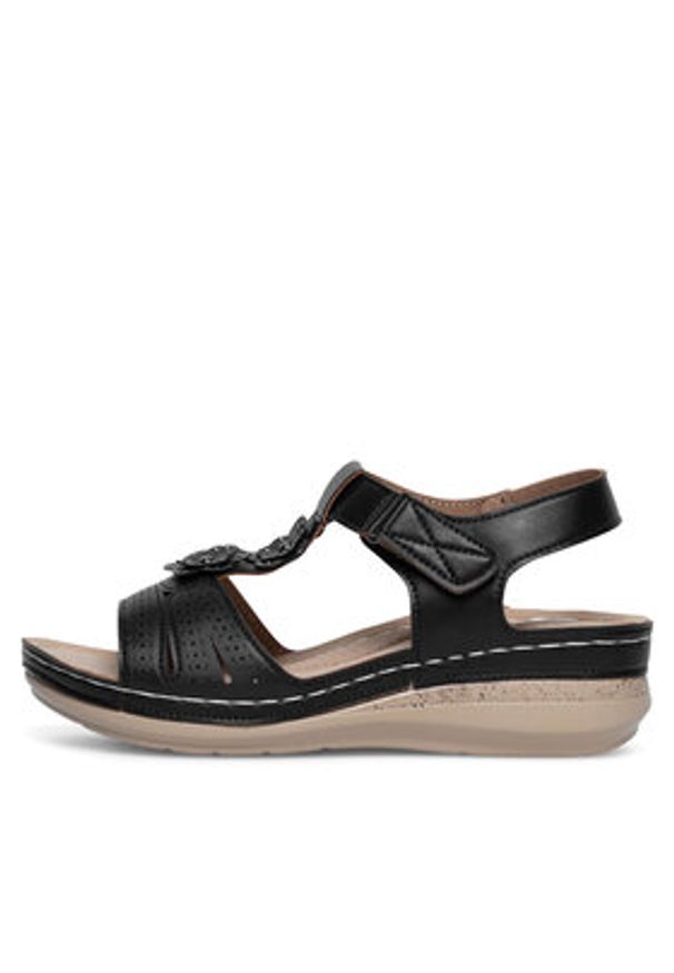 Clara Barson Sandały WYL0510-20 Czarny. Kolor: czarny. Materiał: syntetyk, skóra