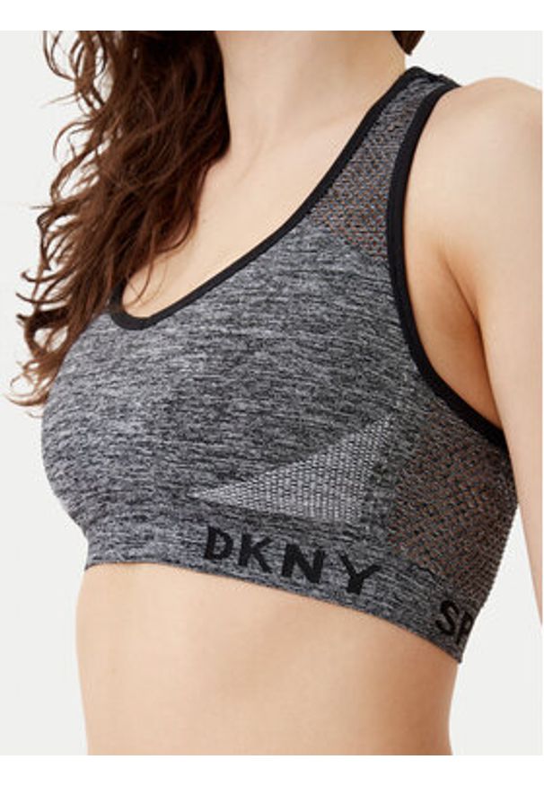 DKNY Sport Biustonosz top DP8T5945 Szary. Kolor: szary. Materiał: syntetyk