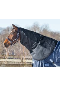 ABACUS - Wodoodporna derka dla koni QHP 200 g. Typ kołnierza: golf. Kolor: czarny. Sport: golf #1