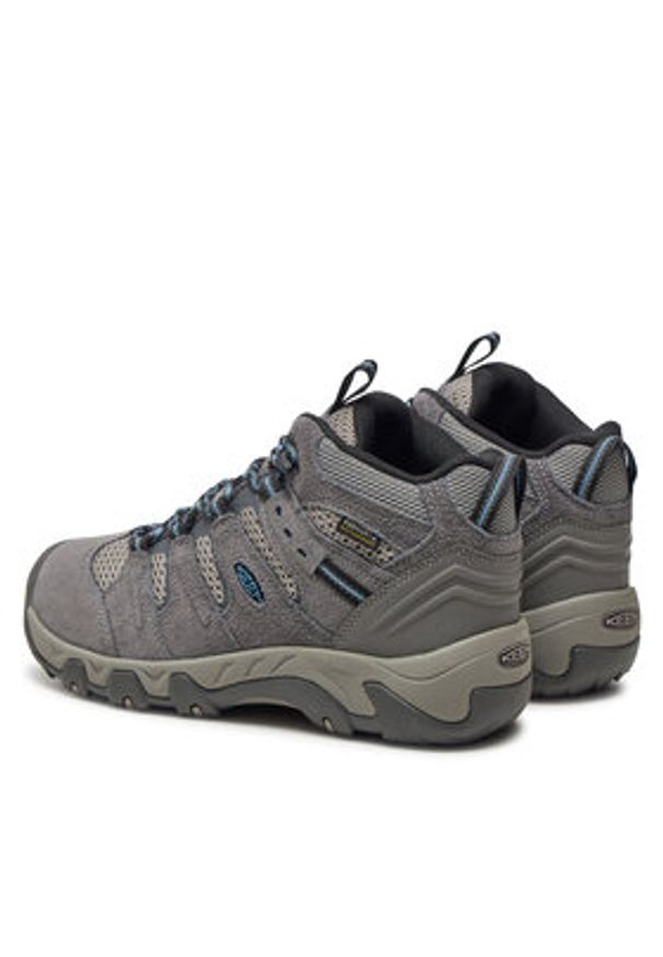keen - Keen Trekkingi Headout Mid Wp Steel 1028307 Szary. Kolor: szary. Materiał: zamsz, skóra