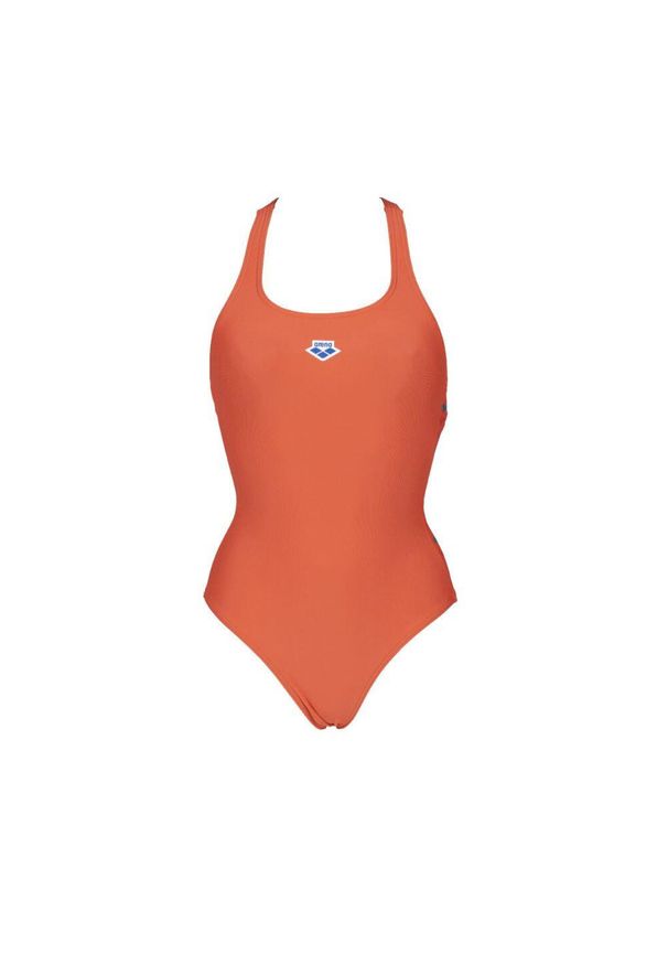 Strój kąpielowy damski jednoczęściowy sportowy na basen Arena Icons. Kolor: pomarańczowy