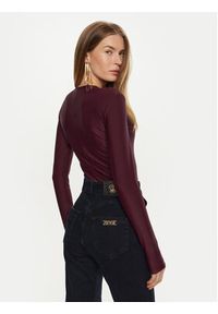 Versace Jeans Couture Body 77HAM221 Bordowy Slim Fit. Kolor: czerwony. Materiał: syntetyk #3