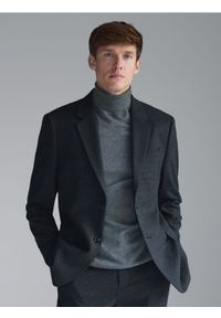 Reserved - Golf z wiskozą - ciemnoszary. Typ kołnierza: golf. Kolor: szary. Materiał: wiskoza #1