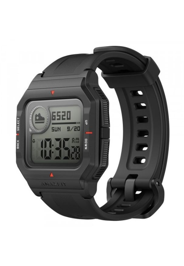 Huami - Smartwatch Amazfit Neo Czarny. Rodzaj zegarka: smartwatch. Kolor: czarny. Styl: sportowy, klasyczny, retro