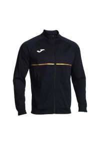 Bluza do biegania męska Joma Record III Full Zip. Kolor: czarny