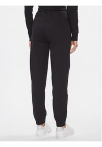 Calvin Klein Spodnie dresowe Metallic Micro Logo Jogger K20K206965 Czarny Regular Fit. Kolor: czarny. Materiał: bawełna, syntetyk