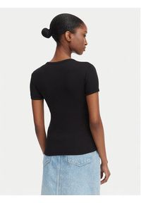 Calvin Klein Jeans T-Shirt LV047G816G Czarny Slim Fit. Kolor: czarny. Materiał: bawełna #5