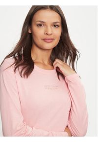 United Colors of Benetton - United Colors Of Benetton Koszulka piżamowa 30963M04S Różowy Regular Fit. Kolor: różowy. Materiał: bawełna #3