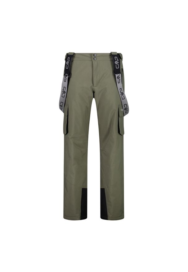 Spodnie męskie narciarskie CMP 34W4347. Kolor: zielony. Sezon: zima. Sport: narciarstwo
