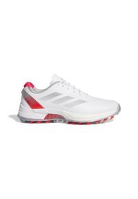 Adidas - Damskie buty do golfa bez kolców adidas Adizero ZG. Kolor: biały, szary, wielokolorowy. Sport: golf