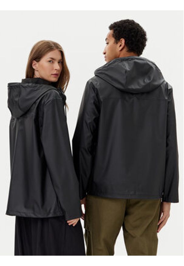 Hunter Kurtka przeciwdeszczowa Izzy Unisex HARU0012251 Czarny Regular Fit. Kolor: czarny. Materiał: syntetyk