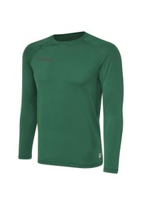 Koszulka termoaktywna z długim rękawem dla dorosłych Hummel First Performance. Kolor: zielony, biały, wielokolorowy. Materiał: jersey. Długość rękawa: długi rękaw. Długość: długie #1