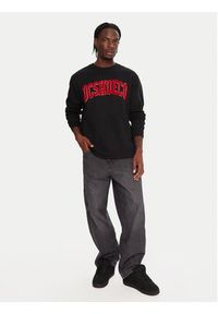 DC Bluza Varsity EDYFT03547 Czarny Regular Fit. Kolor: czarny. Materiał: bawełna