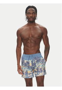 Quiksilver Szorty kąpielowe Everyday Straight Volley 15 EQYJV04121 Niebieski Regular Fit. Kolor: niebieski. Materiał: syntetyk