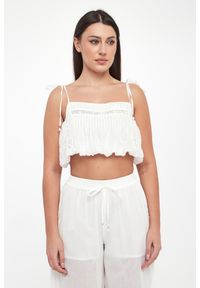 Twinset U&B - Top damski lniany bombka TWINSET U&B. Materiał: len #2