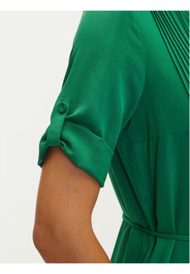 Tatuum Sukienka codzienna Oliwera T2505.208 Zielony Regular Fit. Okazja: na co dzień. Kolor: zielony. Materiał: wiskoza. Typ sukienki: proste. Styl: casual